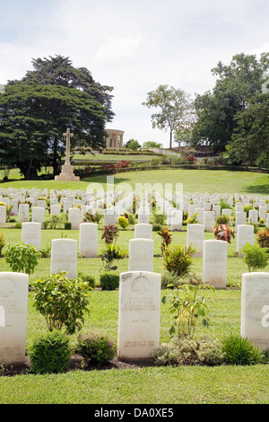 Il Bomana Cimitero di Guerra, vicino a Port Morsbey, Papua Nuova Guinea. Foto Stock