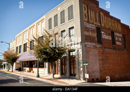 Historic courthouse square e Coca-Cola accedi Laurens, Carolina del Sud. Foto Stock