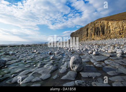 Nash punto Vale of Glamorgan Galles del Sud Foto Stock