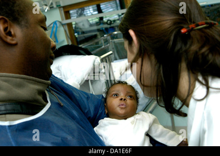 NEONATOLOGIA Foto Stock