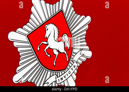 Kent Fire e salvataggio Logo Invicta Foto Stock