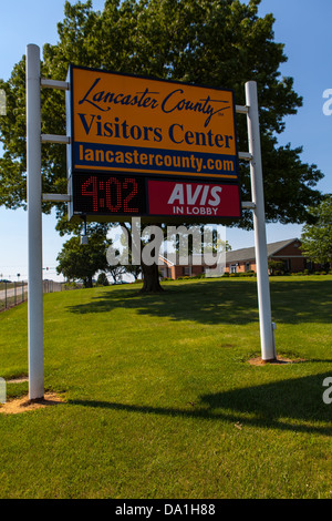 In Pennsylvania Dutch Country Visitor Centre in Lancaster County nello stato di Pennsylvania. Foto Stock