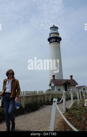 Pigeon Point Lighthouse, Pescadero, California USA Foto Stock