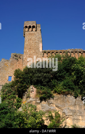 Italia, Toscana, Sovana, Rocca Aldobrandesca Foto Stock