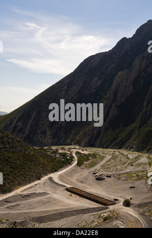 L'ingresso per la Huasteca parco ecologico, accanto a Monterrey, Messico. Foto Stock