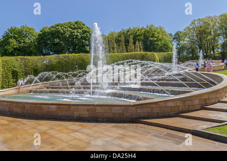 Fontane a Alnwick Gardens Foto Stock