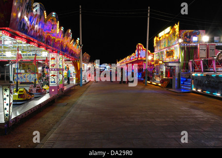 Festival celebrazioni in San Juan, della fiera per la festa di San Giovanni Battista la maggior parte festa popolare in Andalusia Foto Stock