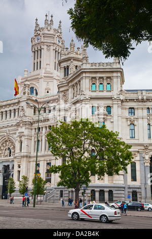 Palazzo delle comunicazioni in Madrid Foto Stock