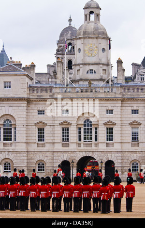 Trooping le prove colore-Londra Foto Stock