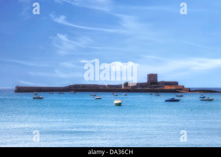 St Aubin's Fort, Jersey, Regno Unito Foto Stock