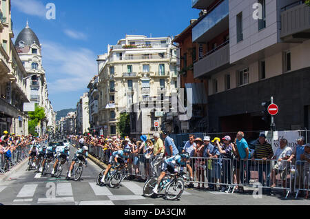 Nizza, Francia. 2 Luglio, 2013. Credito: jonatha borzicchi editoriale/Alamy Live News Foto Stock