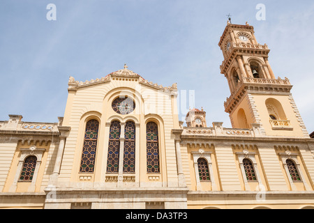 Agios Minas cattedrale, Agios Ekaterinis Square, Heraklion, Creta, Grecia Foto Stock