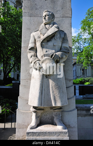 Londra, Inghilterra, Regno Unito. Marina Mercantile memoriale sulla Tower Hill. Foto Stock