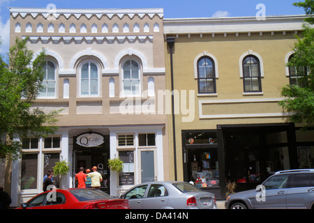 Georgia,Thomasville,Downtown,South Broad Street,Rose Show & Festival,week-end,Q Cafe,ristorante ristoranti ristorazione mangiare fuori caffè cafè bistrot,fr Foto Stock