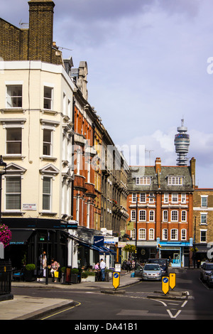 Paddington Street a Nottingham Place a Londra, Regno Unito Foto Stock