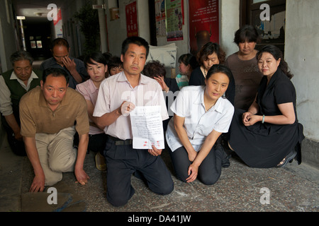 Cina Anyang illegale di raccolta fondi. 2013 Foto Stock