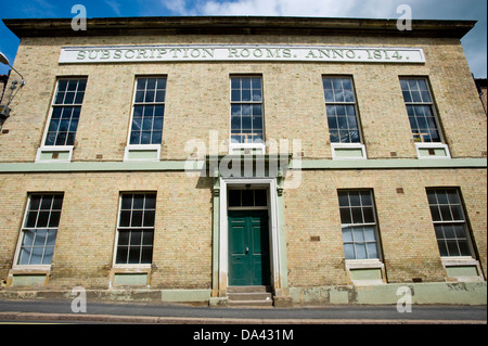 Camere abbonamento edificio Georgiano datato 1814 a Malton Ryedale North Yorkshire England Regno Unito Foto Stock