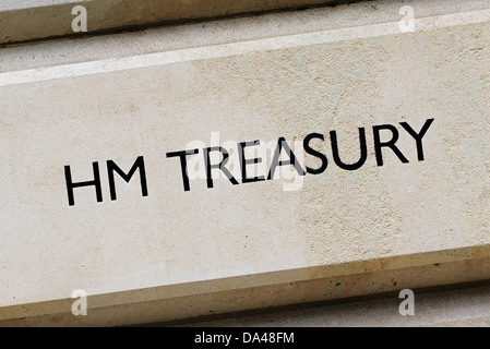 HM Treasury, Westminster, Londra, Inghilterra, Regno Unito. Foto Stock