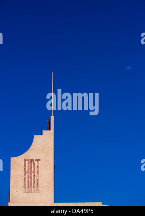 Fiat Tagliero Garage e stazione di servizio, Asmara Eritrea Foto Stock