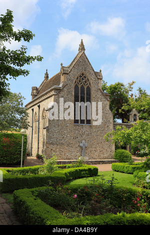 La pantofola cappella sacrario a Houghton St. Giles vicino al Little Walsingham in Norfolk, Inghilterra. Foto Stock