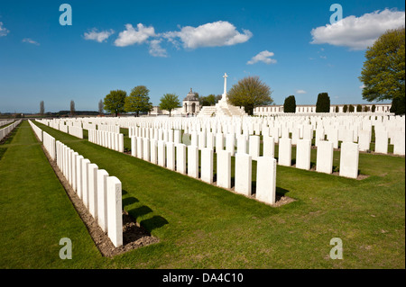 Tyne Cot, Commonwealth War Graves cimitero,Ypres, Belgio. Foto Stock