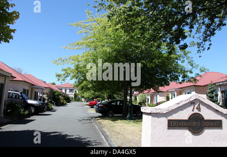 Alloggiamento desiderabile al punto di batteria di Hobart Foto Stock