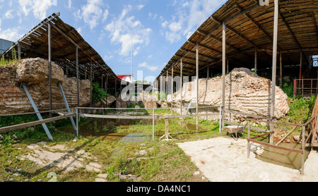 Le rovine del re nel castello di Kaliningrad (versioni precedenti di Koenigsberg). La Russia Foto Stock