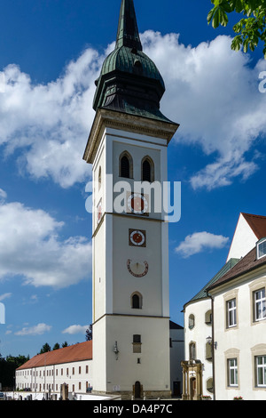 Chiesa collegiata Rottenbuch, Alta Baviera, Germania Foto Stock