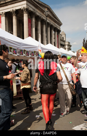 Londra Gay Pride 2013 Foto Stock