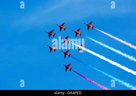 Le frecce rosse - Diagonal Foto Stock