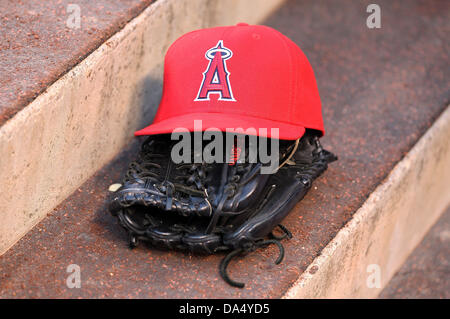 Anaheim, California, USA. 3 Luglio, 2013. Luglio 3, 2013 Anaheim, California: durante il Major League Baseball gioco tra il St. Louis Cardinals e il Los Angeles Angeli a Angel Stadium il 3 luglio 2013 ad Anaheim, in California. Rob Carmell/CSM/Alamy Live News Foto Stock