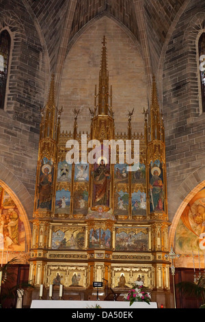 Esglesia de Sant Jaume, Alcudia, Mallorca, Spagna Foto Stock
