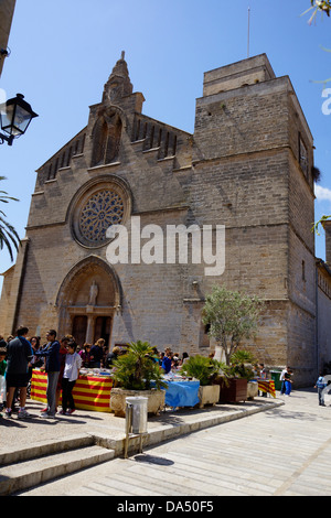 Esglesia de Sant Jaume, Alcudia, Mallorca, Spagna Foto Stock