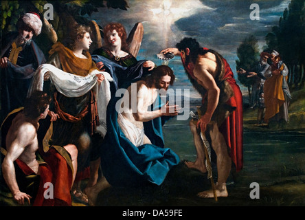 Il Battesimo di Cristo di Emilio Savonanzi 1580-1660 Italia Italiano Foto Stock