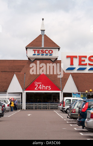 Segni di Tesco Foto Stock