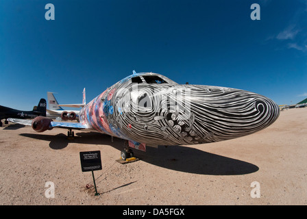 Cantiere di osso, più grande, aeromobili, cimitero, Davis monthan, Air Force Base, Tucson, Arizona, Stati Uniti d'America, Stati Uniti, America, piani, Foto Stock