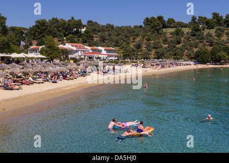 La Grecia, Sporadi, Skiathos, Troulos beach Foto Stock