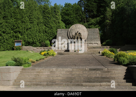 Il monumento di André Maginot della linea Maginot fama, vicino a Verdun, Francia Foto Stock