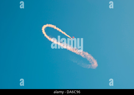 Llandudno Air show RAF Falchi paracadute team display Foto Stock