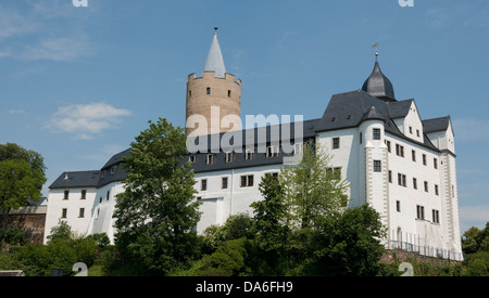 Schloss Wildeck Castello con il mantenere 'Dicker Heinrich' o 'Fat Henry' Foto Stock