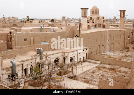 Vecchia architettura tradizionale a Kashan, Iran centrale Foto Stock