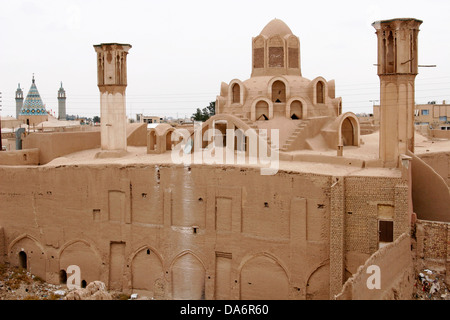 Vecchia architettura tradizionale a Kashan, Iran centrale Foto Stock