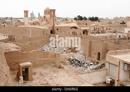 Vecchia architettura tradizionale a Kashan, Iran centrale Foto Stock