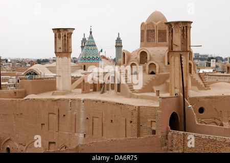 Vecchia architettura tradizionale a Kashan, Iran centrale Foto Stock