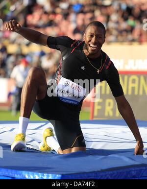 Losanna, Svizzera. 04 Luglio, 2013. IAAF Diamond League Atletica leggera incontro. Mikael Hanany Credito: Azione Sport Plus/Alamy Live News Foto Stock