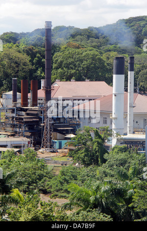 Panama Canal Authority azionato power plant a Miraflores. Foto Stock