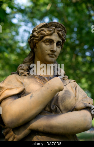 Euterpe, la musa della musica strumentale Foto Stock