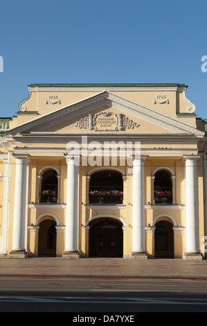 Grande Gostiny Dvor, Nevsky Avenue a San Pietroburgo, Russia. Foto Stock