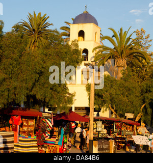 Il centro storico di San Diego con chiesa dell Immacolata Concezione in vista Foto Stock