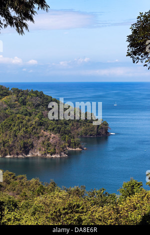 Pacific Coast, Manuel Antonio, Costa Rica Foto Stock